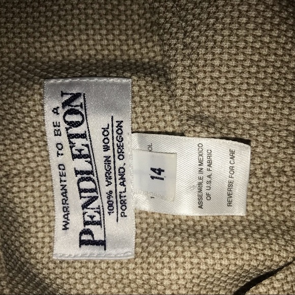 Pendleton work career office wool blazer size 14 - Picture 3 of 4